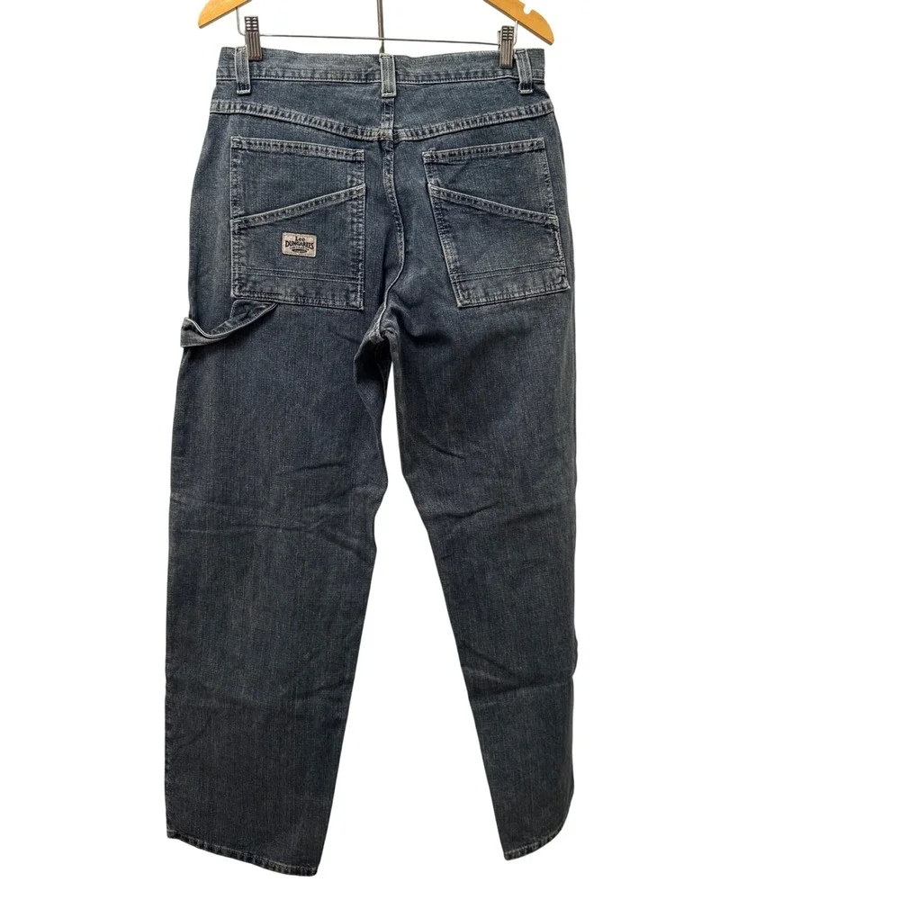 Vans Graphic T-Shirt & Lee Dungarees Carpenter Jeans Outfit Bundle Y2K Skater